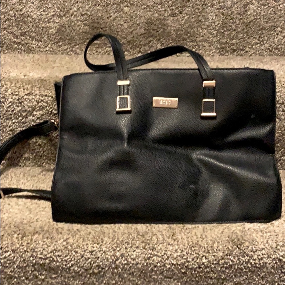 BCBG Black Tote/Crossbody/Satchel